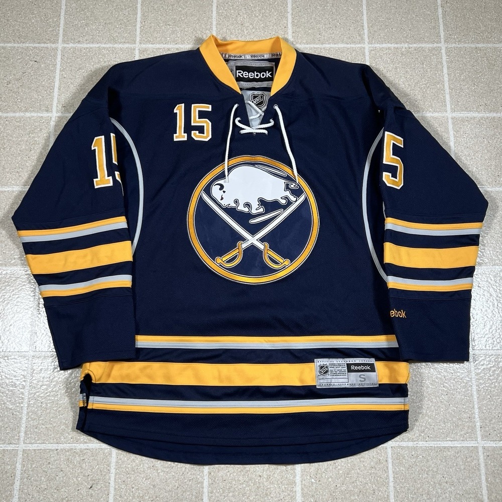 Reebok Buffalo Sabres Jack Eichel #15 NHL Hockey Jersey Men's Small S/M
